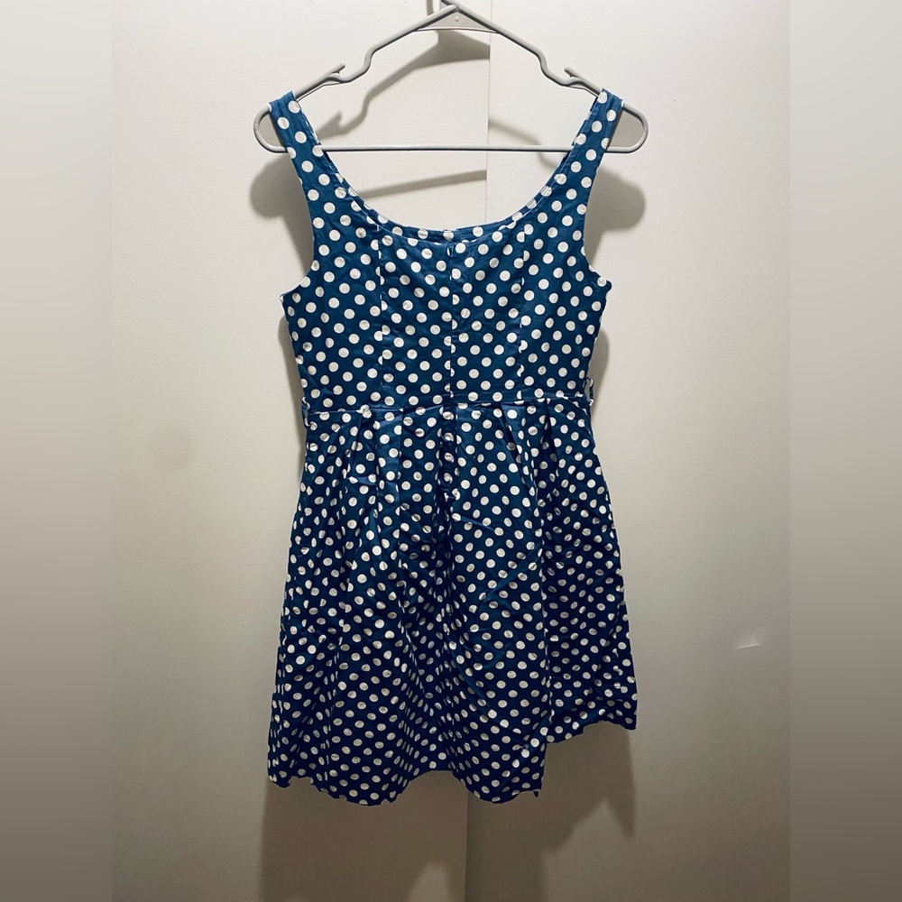 Fit and Flare Polka Dot Dress
